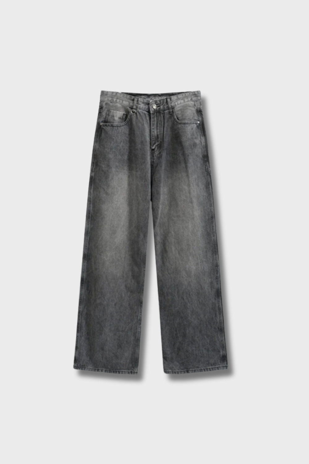 MyGarments - Baggy Denim Jeans - Schwarz/Grau