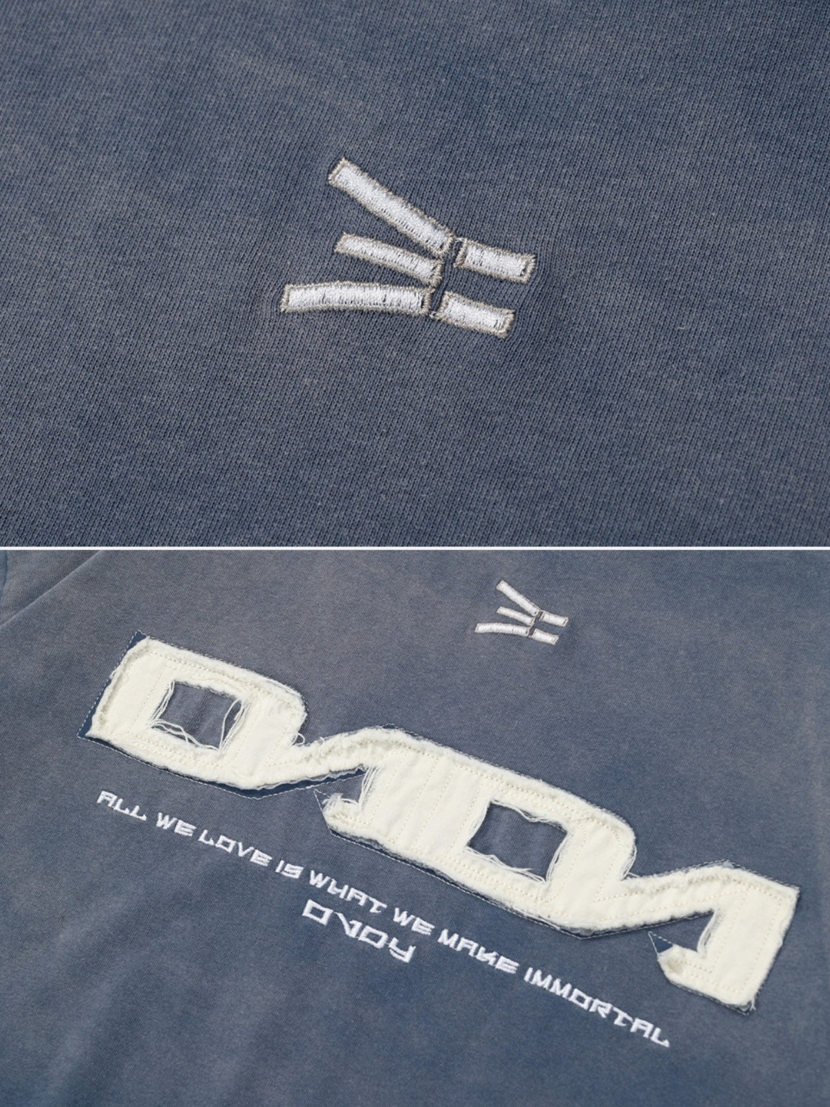 DVDY - Oversized Embroidered T-shirt