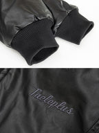 SHEEP - Embroidered Leather Jacket