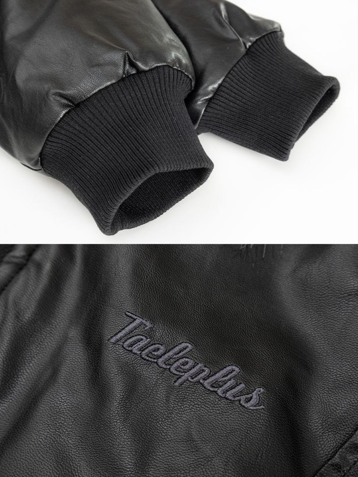 SHEEP - Embroidered Leather Jacket