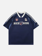 BICE - Oversized Print Jersey T-shirt