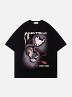PHONECAT - Oversized Print T-shirt