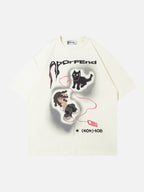PHONECAT - Oversized Print T-shirt