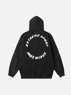 INARES - Oversized Print Hoodie