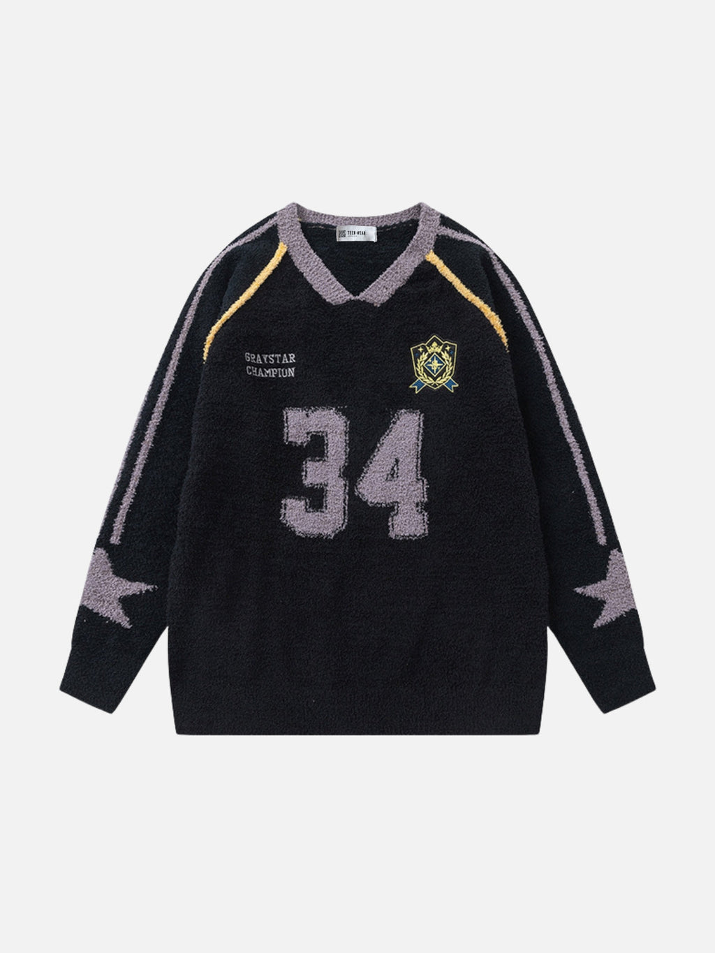 CHAMPION - Oversized Graphic Long Sleeve Sweater Jersey