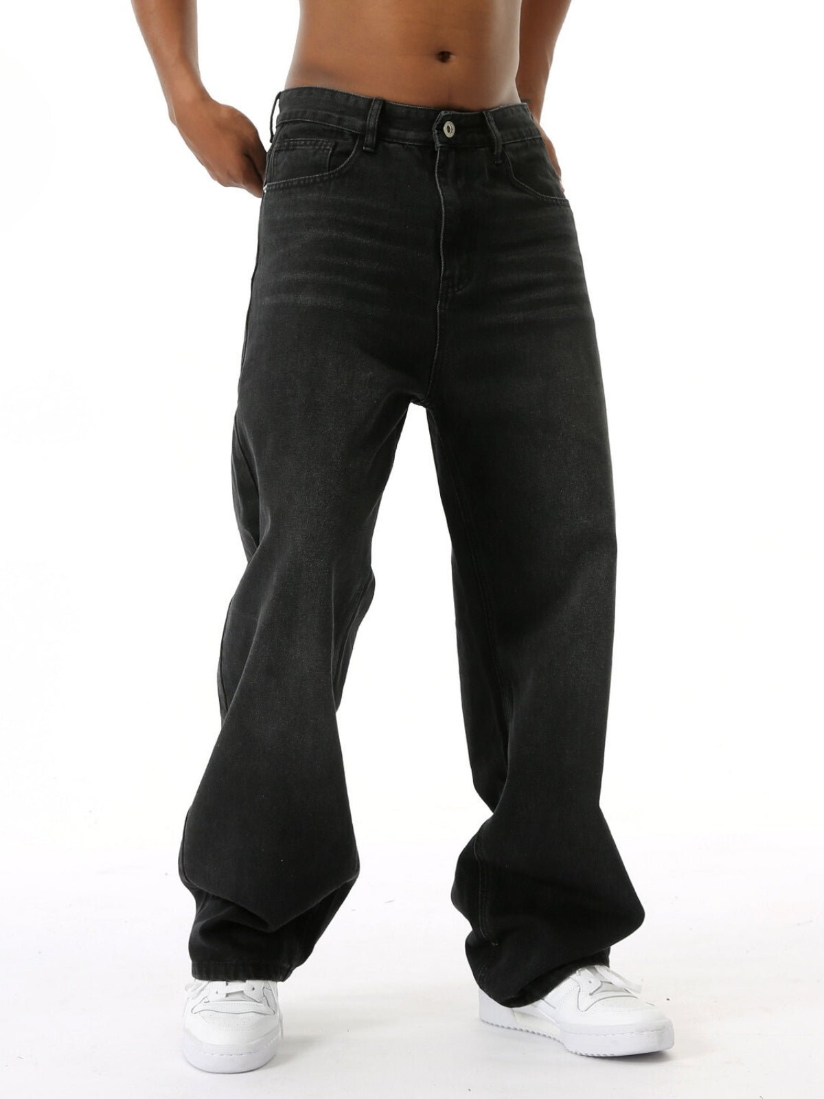 BLACKETS - Baggy Basic Jeans