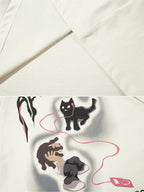 PHONECAT - Oversized Print T-shirt