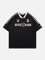 BICE - Oversized Print Jersey T-shirt