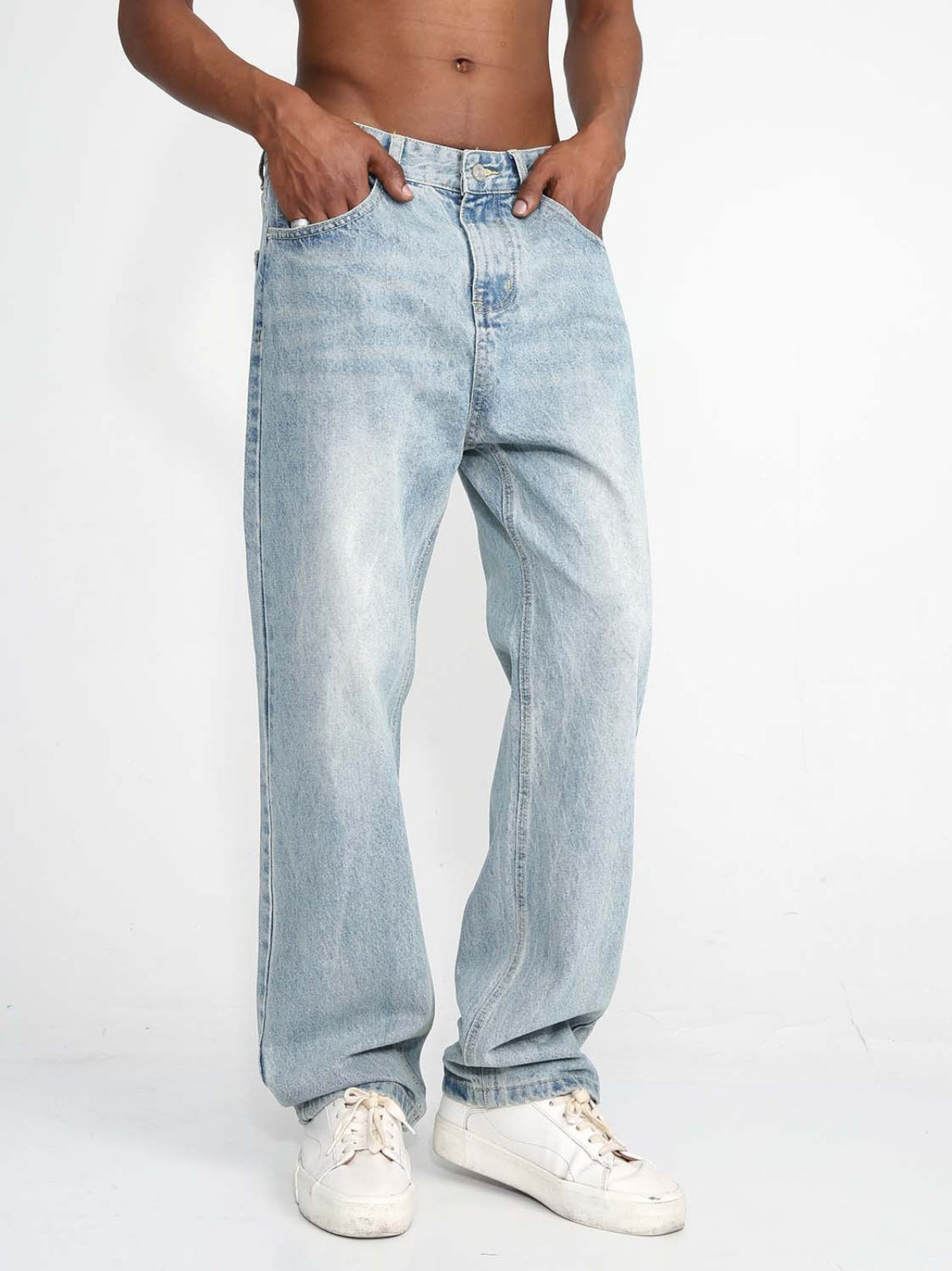 SIMPLE - Straight Basic Jeans