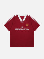 ROCKSTA - Oversized Print T-Shirt Jersey
