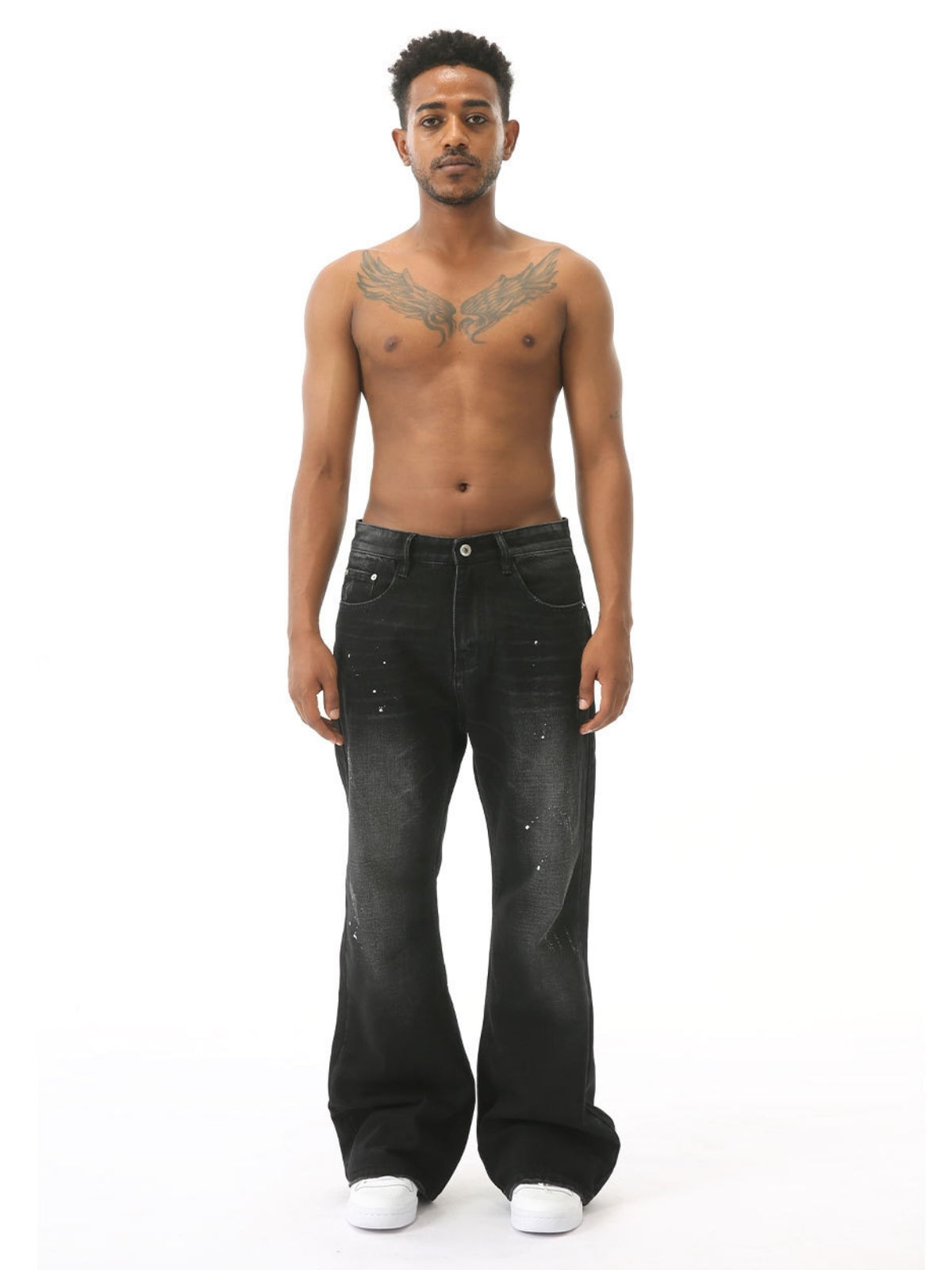 POINTES - Flared Basic Jeans