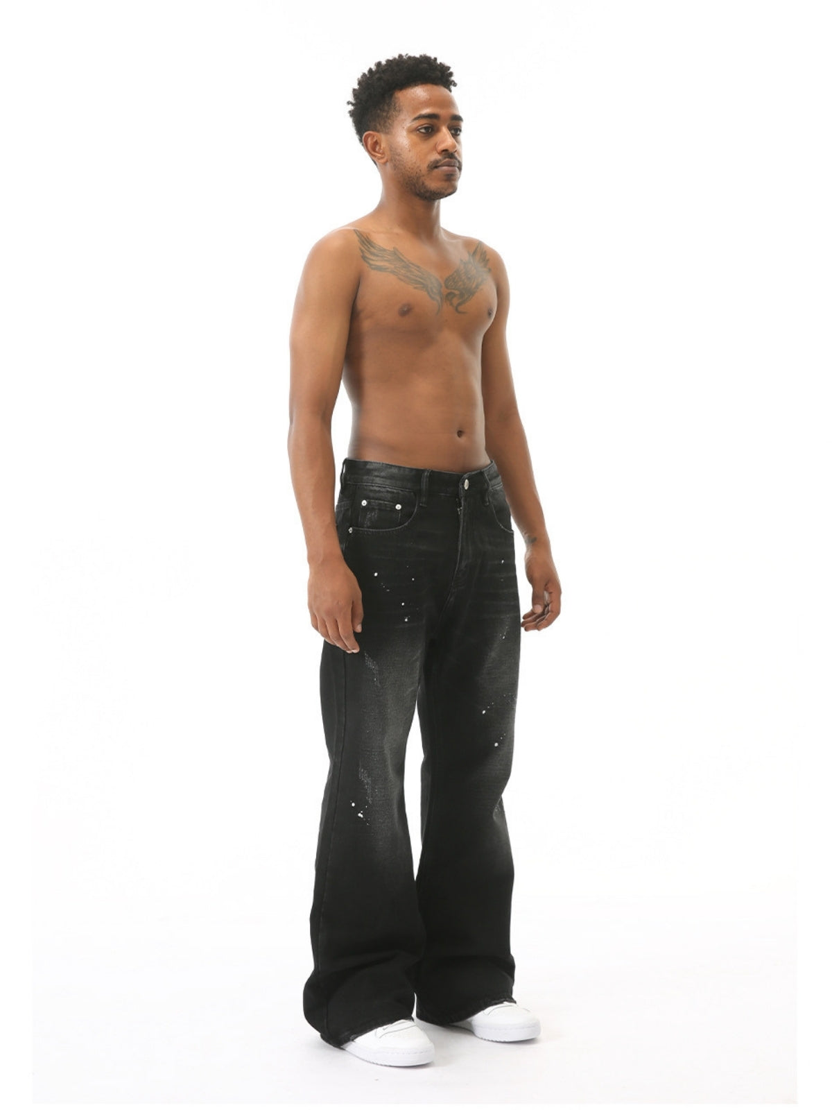 POINTES - Flared Basic Jeans