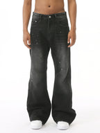 POINTES - Flared Basic Jeans