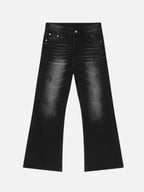 POINTES - Flared Basic Jeans
