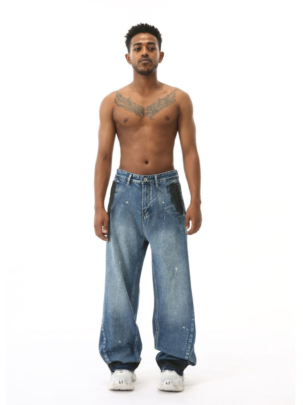 POINTERS - Baggy Basic Jeans