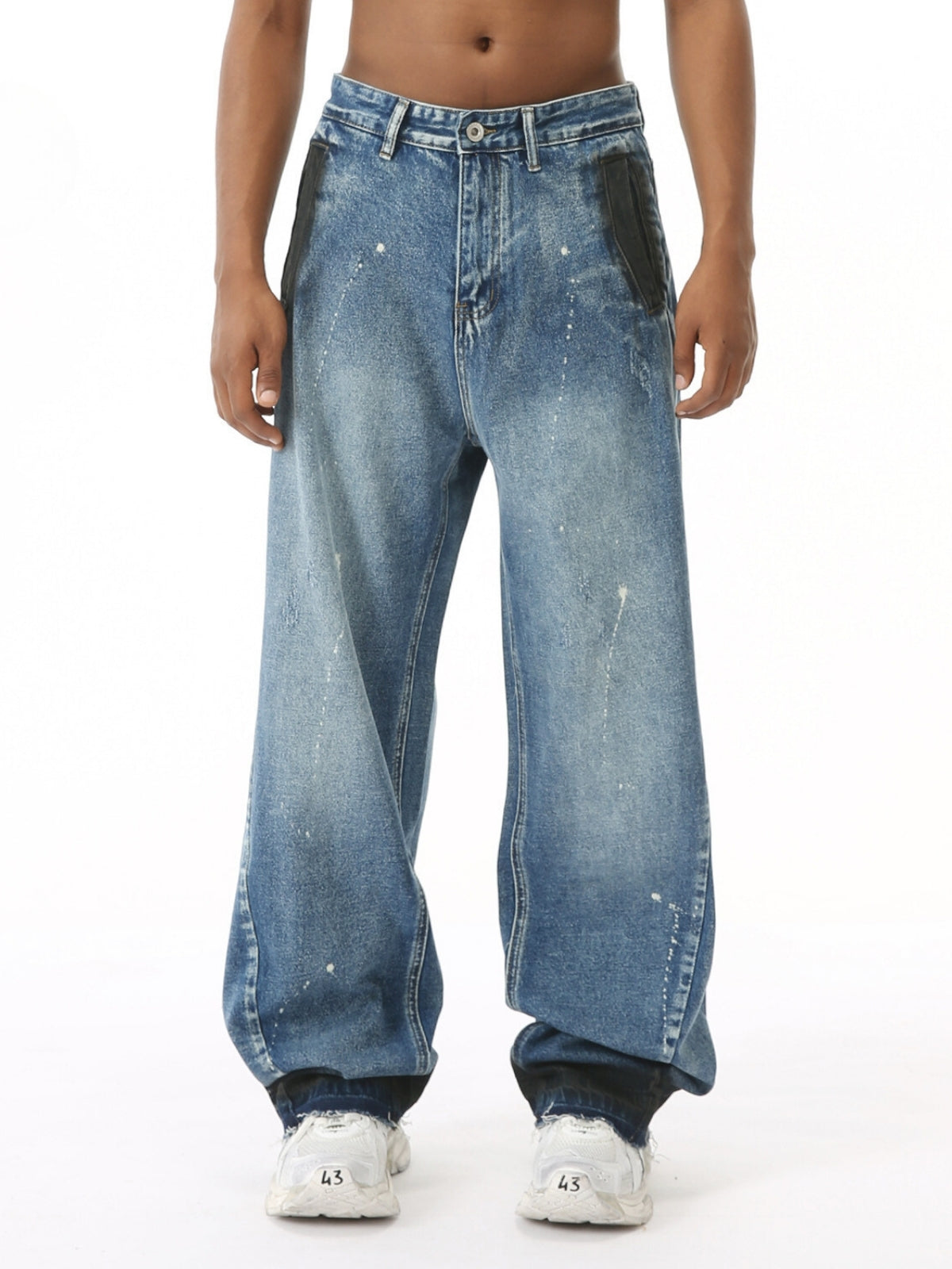 POINTERS - Baggy Basic Jeans