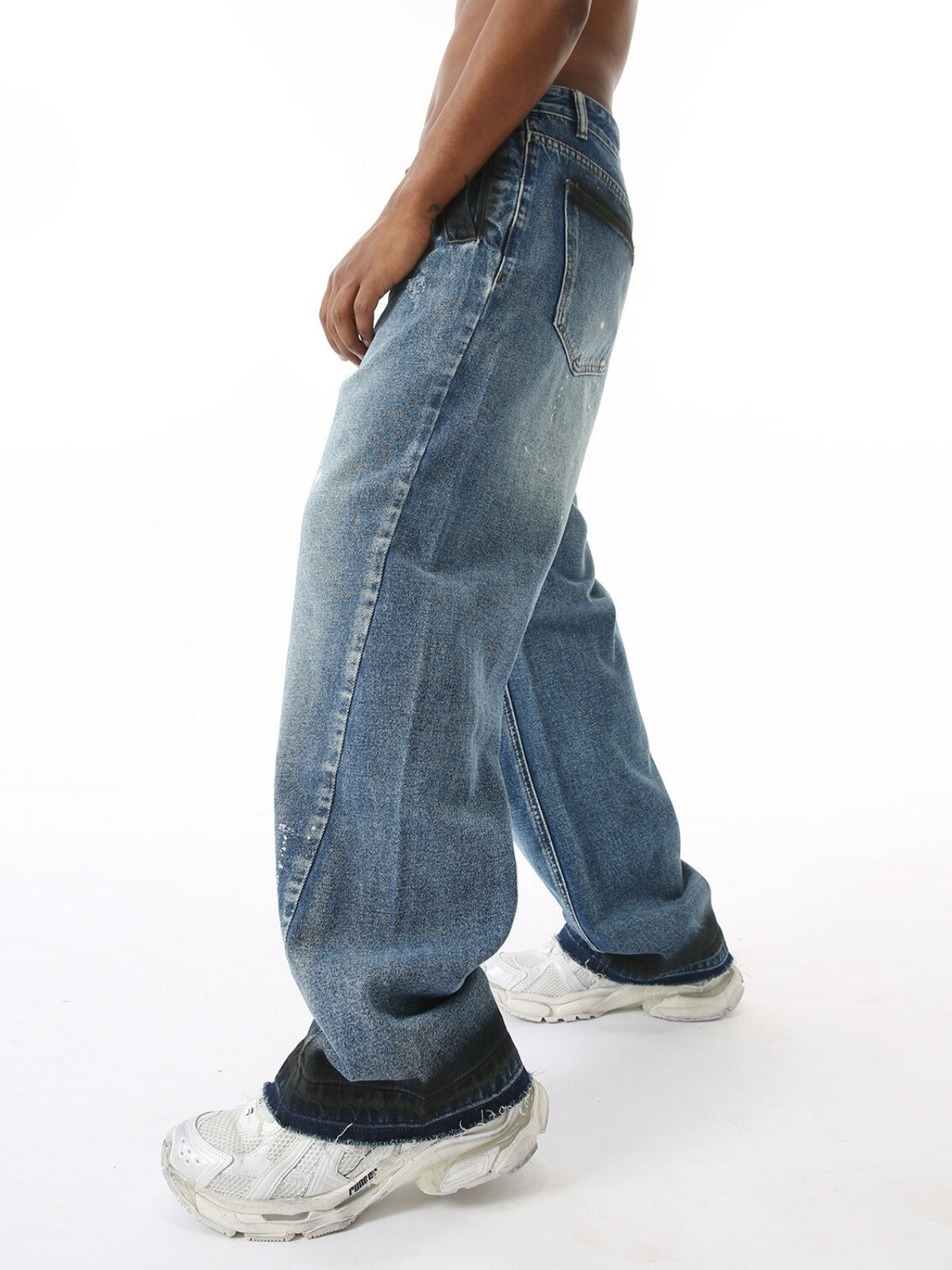 POINTERS - Baggy Basic Jeans