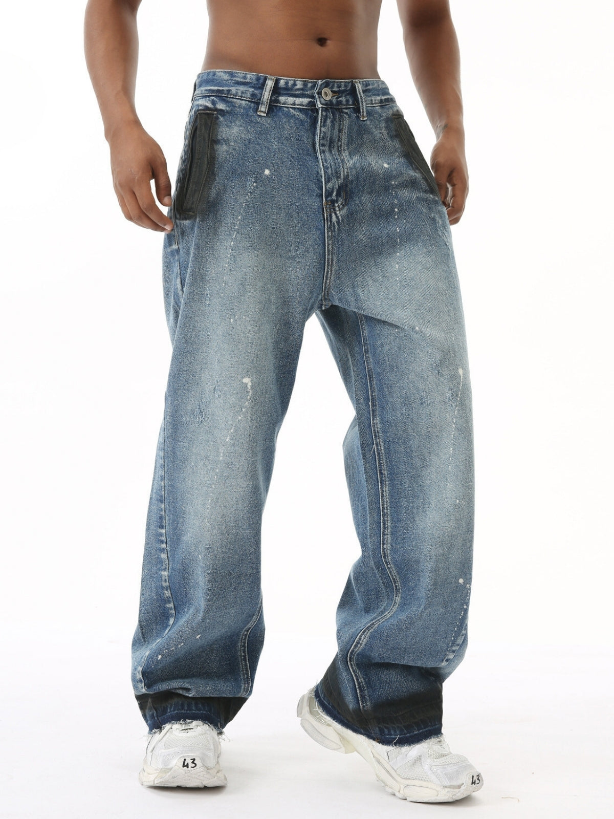 POINTERS - Baggy Basic Jeans