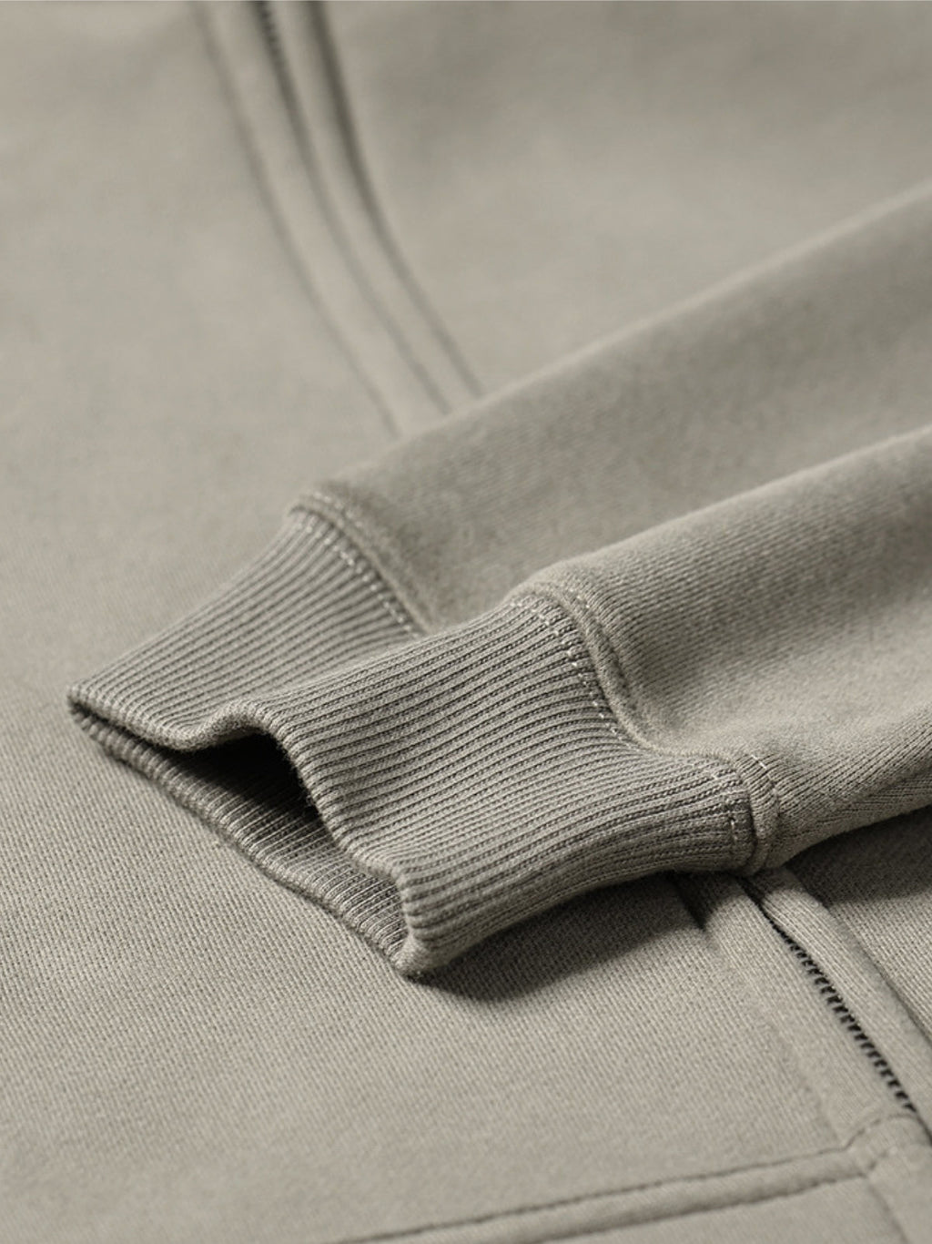PUNISH - Cropped Basic Zip Up Hoodie