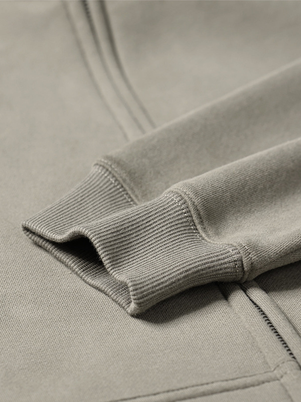 PUNISH - Cropped Basic Zip Up Hoodie