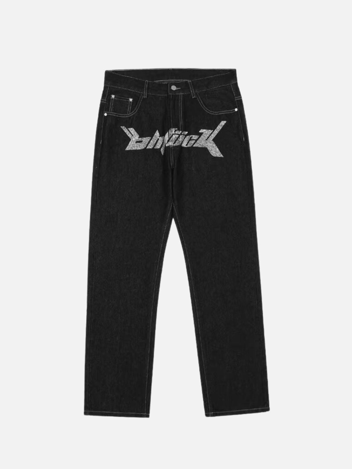 DOLLAR - Straight Graphic Jeans
