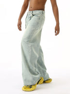 KENSENS - Baggy Basic Jeans
