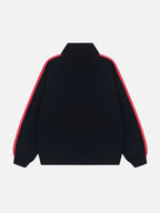 EVERLASTING - Oversized Print Polo Hoodie
