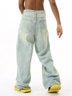 KENSENS - Baggy Basic Jeans