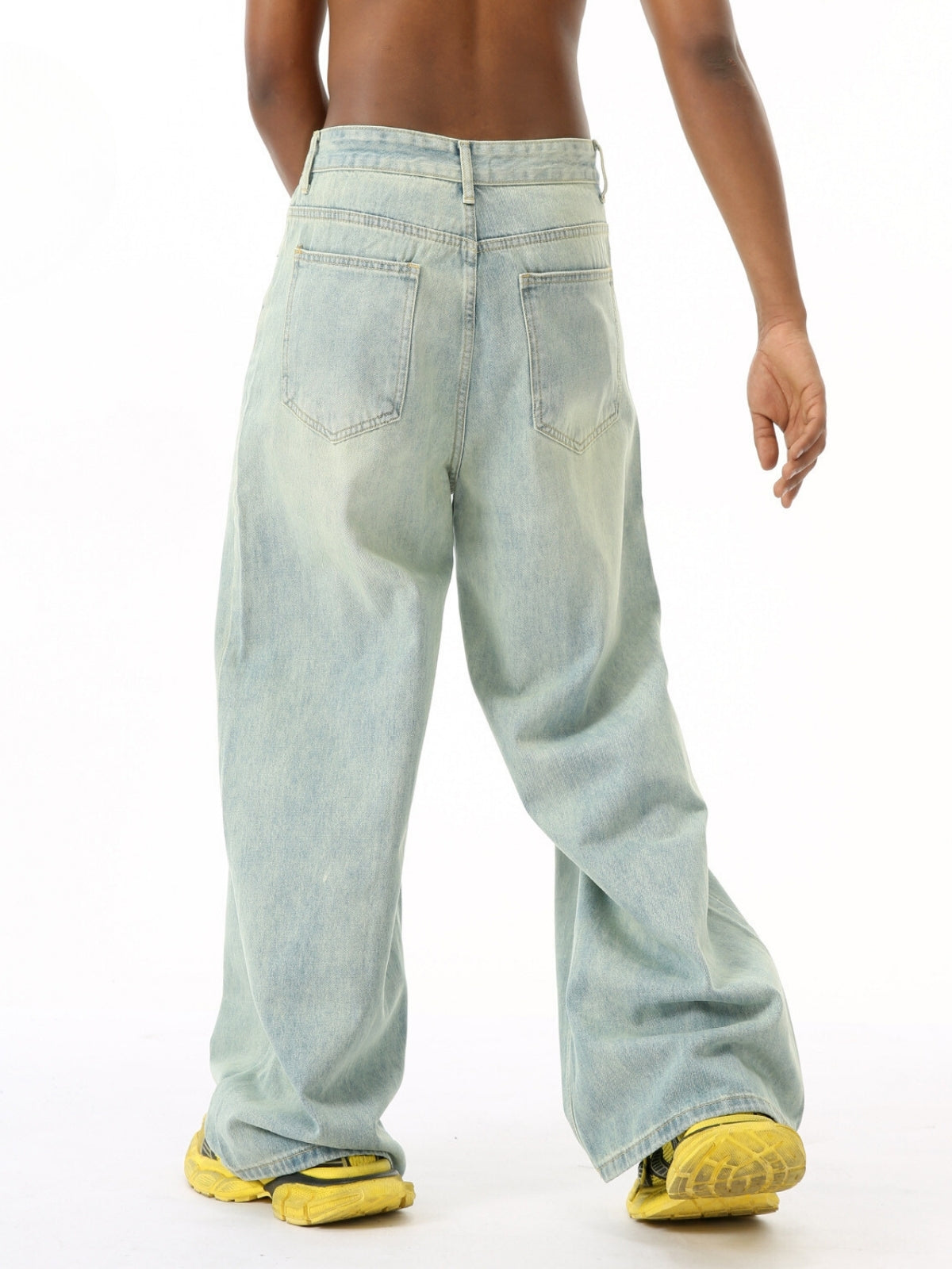 KENSENS - Baggy Basic Jeans