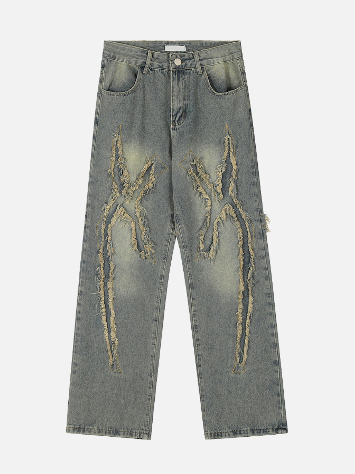 TORNIES - Regular Torn Graphic Jeans