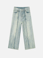 KENSENS - Baggy Basic Jeans