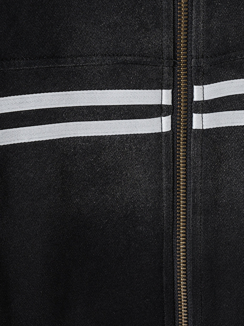 STRIPEEZ - Oversized Embroidered Zip Up Hoodie