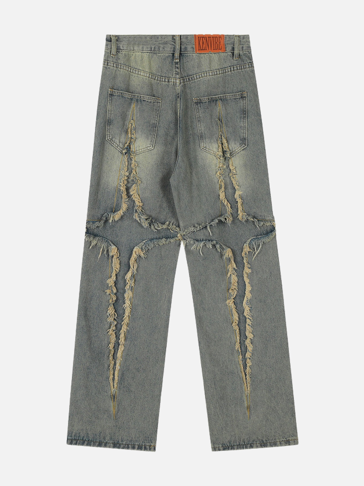 TORNIES - Regular Torn Graphic Jeans