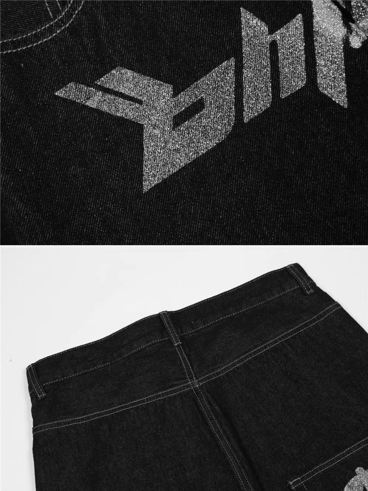 DOLLAR - Straight Graphic Jeans
