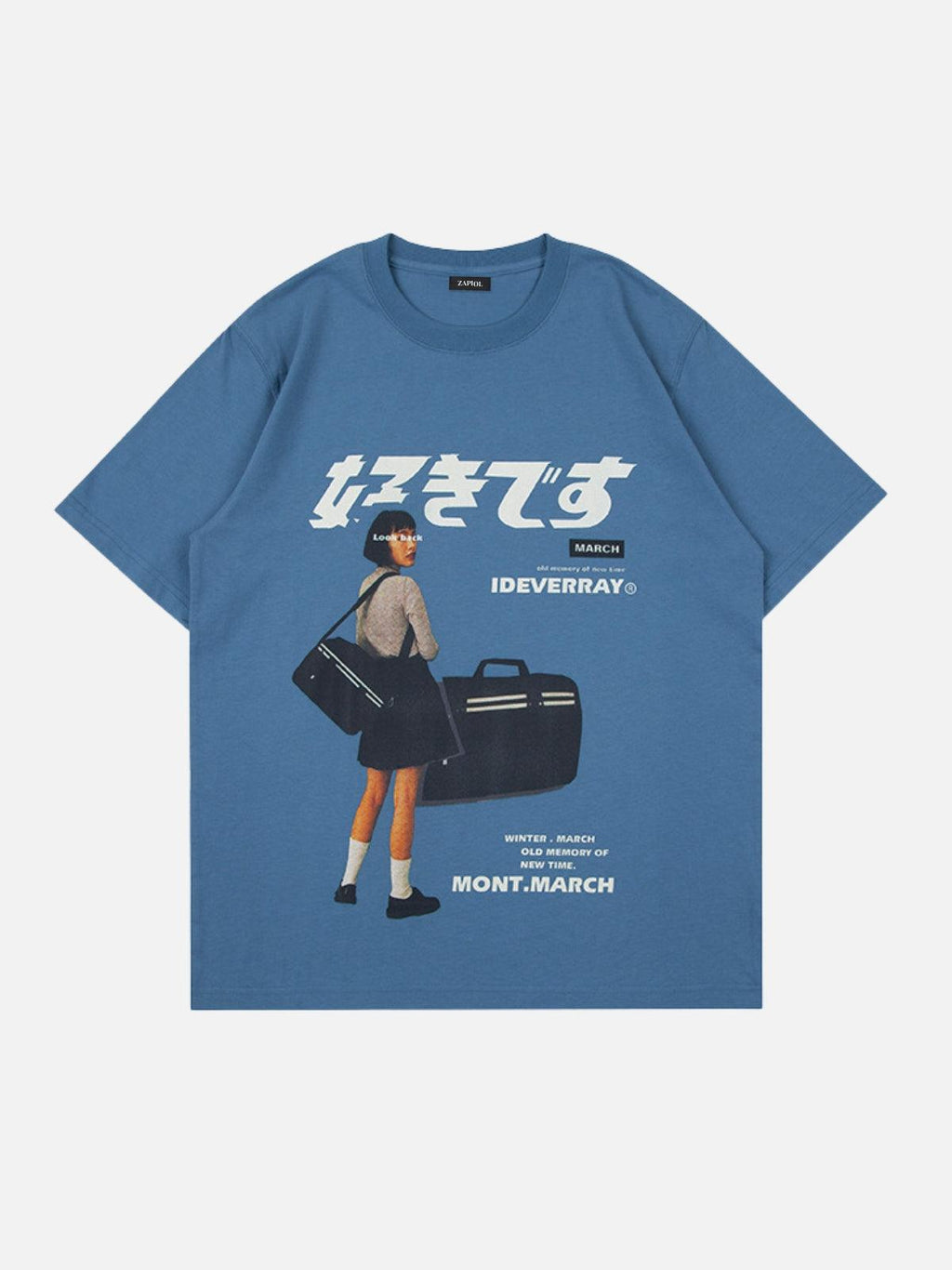 LOOK BACK - Oversized Print T-Shirt