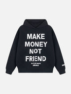 MAKE MONEY - Oversized Print Hoodie
