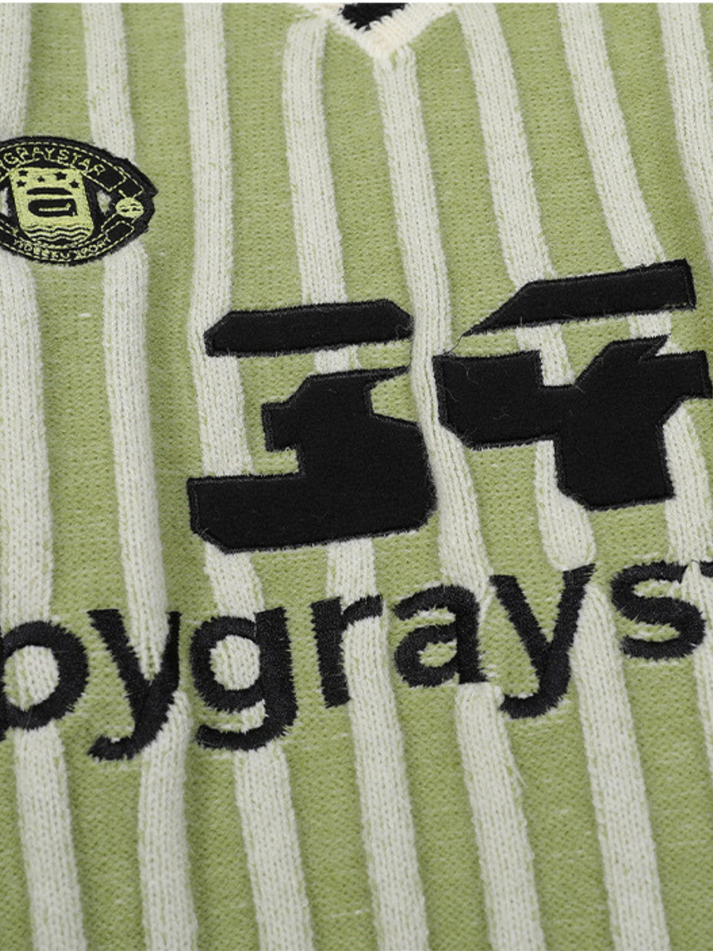 BYGRAYSTAR - Oversized Graphic Long Sleeve Sweater Jersey