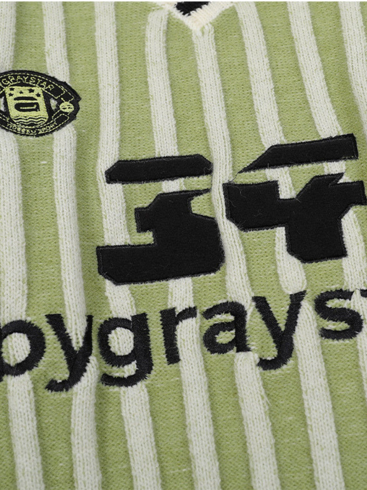 BYGRAYSTAR - Oversized Graphic Long Sleeve Sweater Jersey