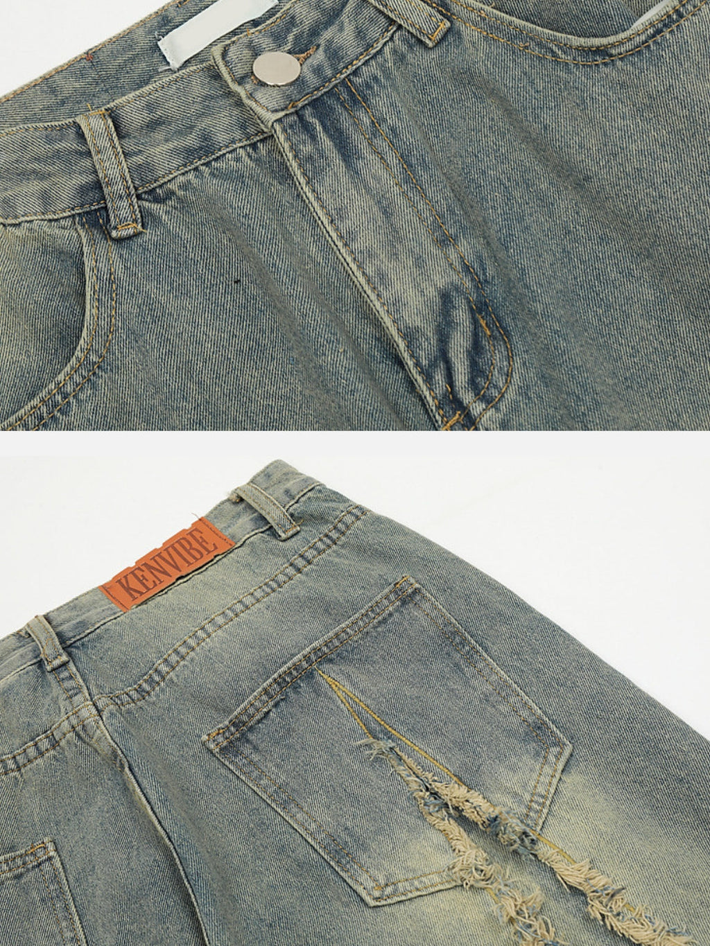 TORNIES - Regular Torn Graphic Jeans