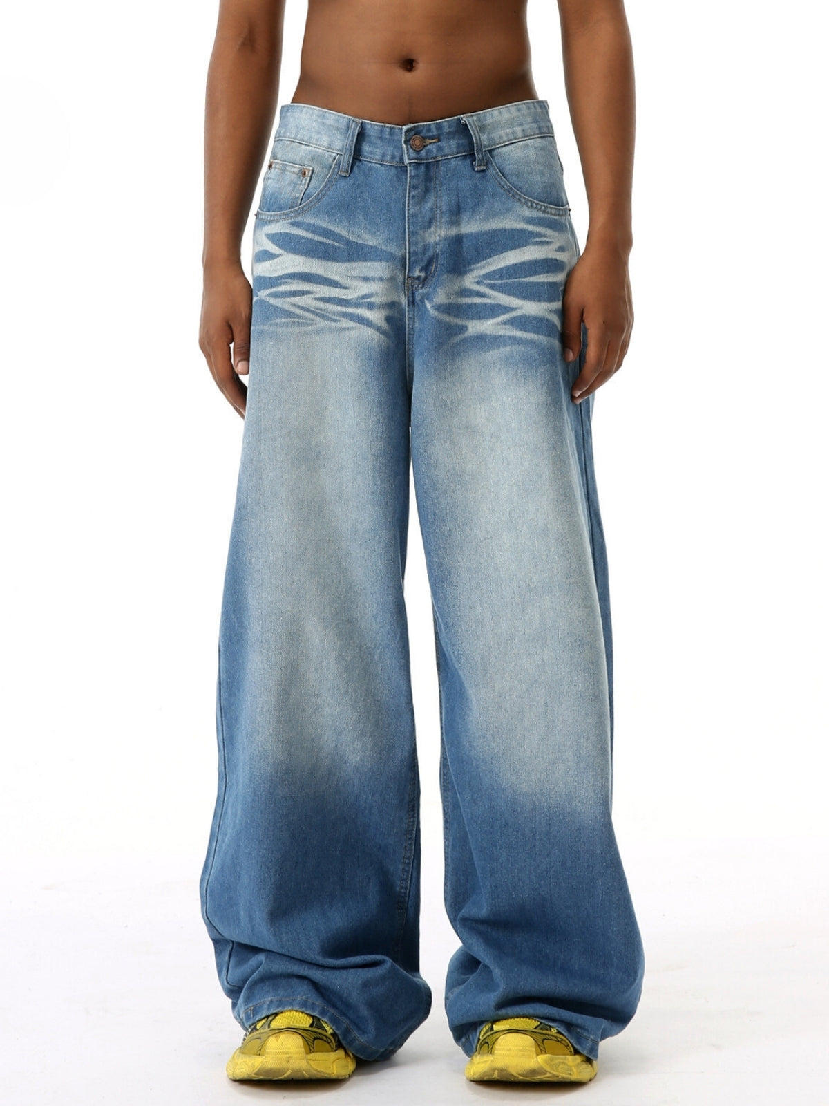 CUSTODY - Baggy Basic Jeans