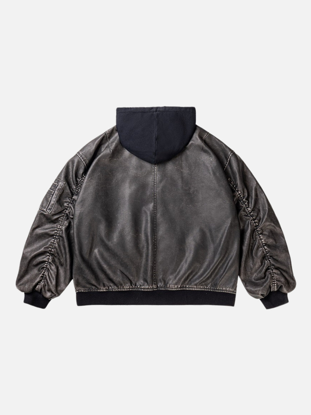 VINTAGED - Leather Basic Oversized Jacket