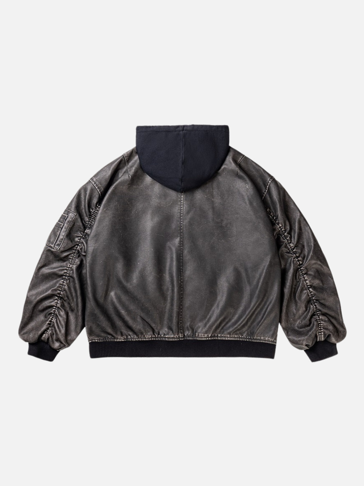 VINTAGED - Leather Basic Oversized Jacket