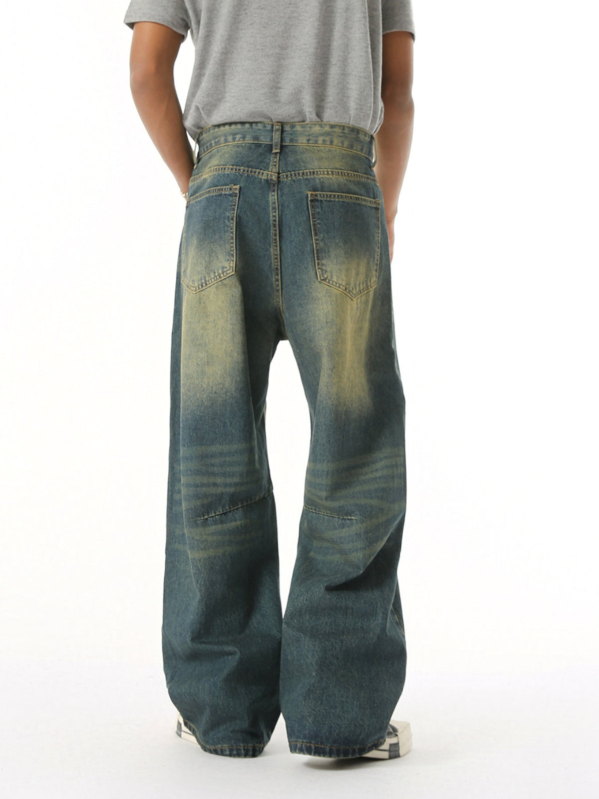 GLACIER - Baggy Basic Jeans