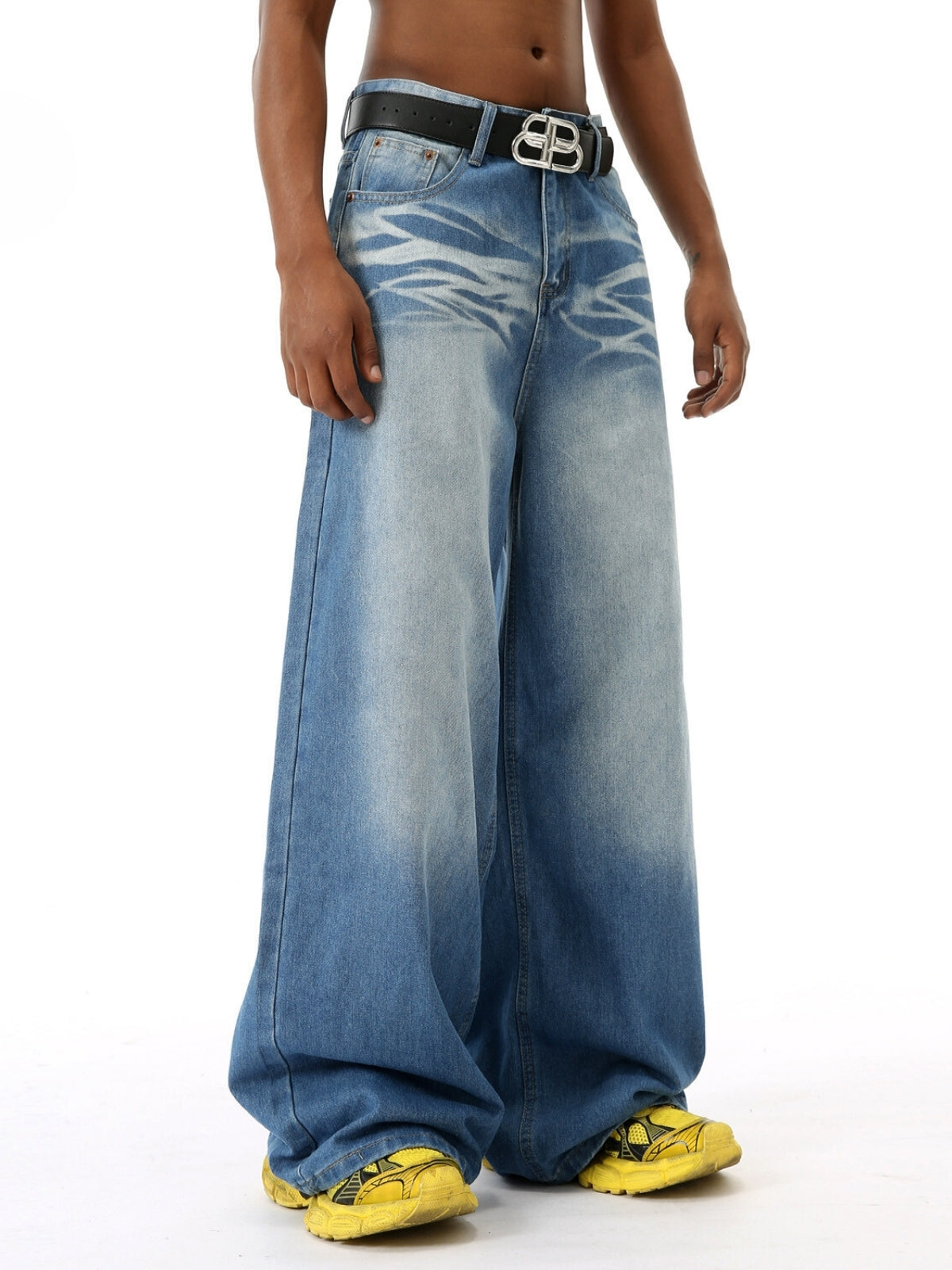 CUSTODY - Baggy Basic Jeans