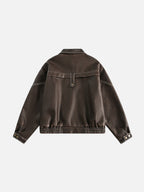 GLACIO - Leather Basic Jacket