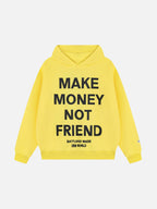 MAKE MONEY - Oversized Print Hoodie