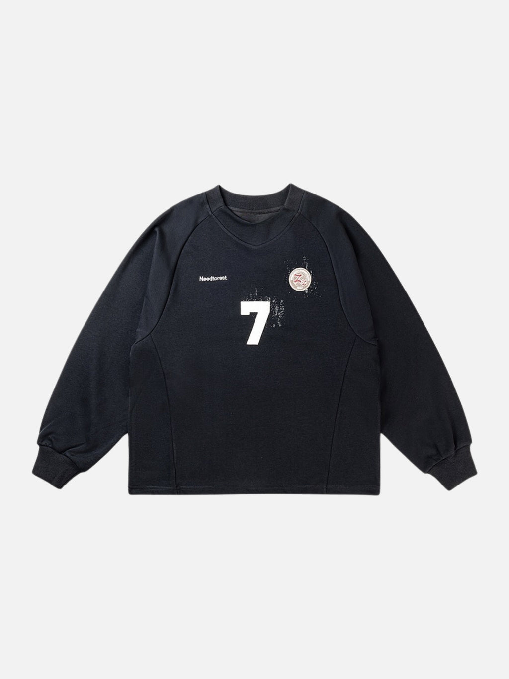 SEVEN - Oversized Embroidered Crewneck