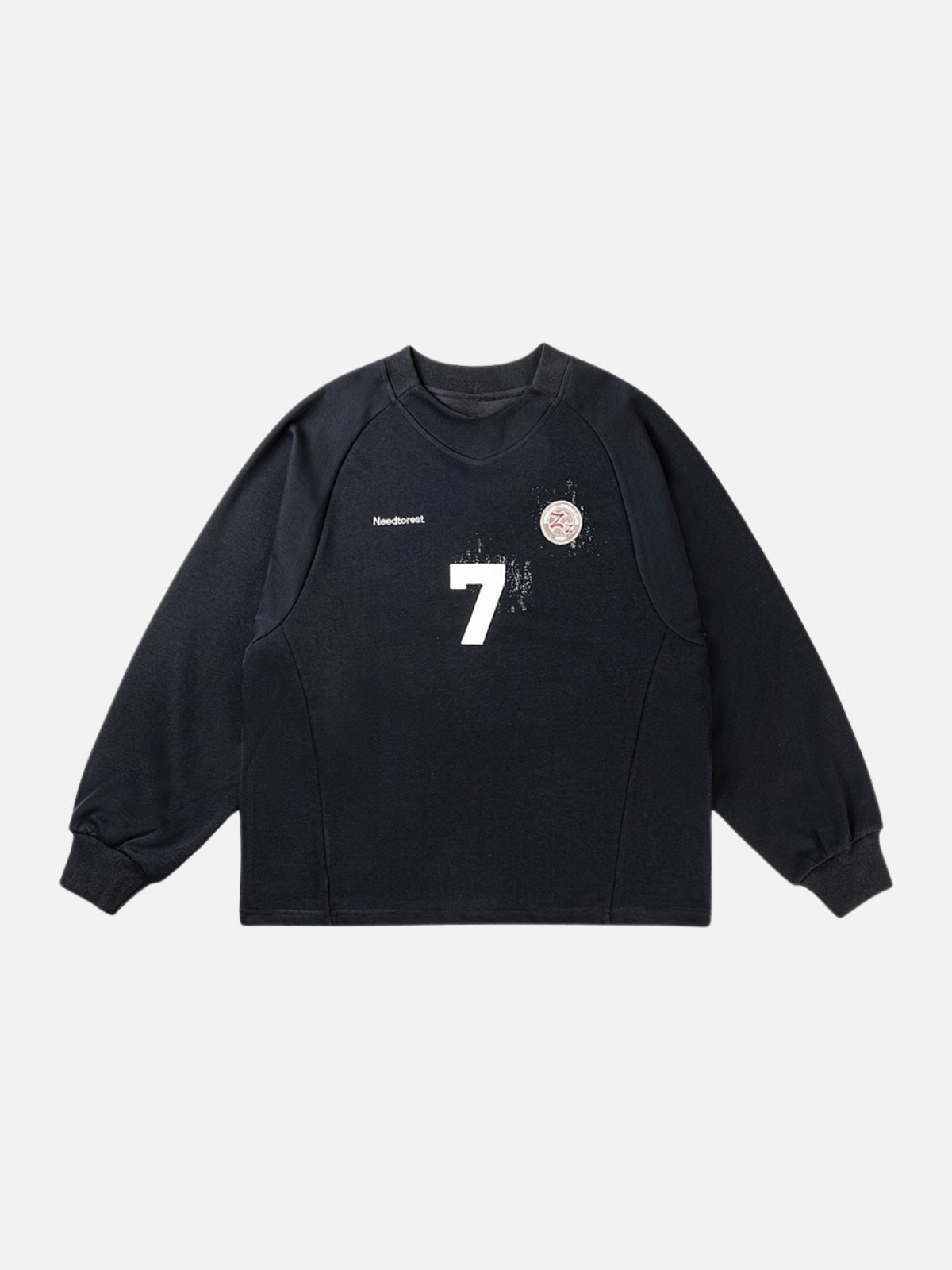 SEVEN - Oversized Embroidered Crewneck