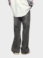 MyGarments - Baggy Denim Jeans - Schwarz/Grau