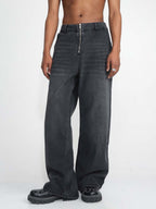 ZIPPIES - Loose Basic Jeans